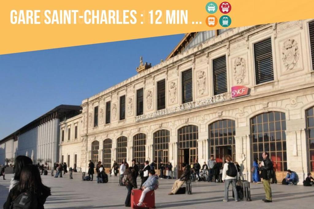 Divine Idylle Central Vieux-Port Terrasse Clim Марсилия Екстериор снимка